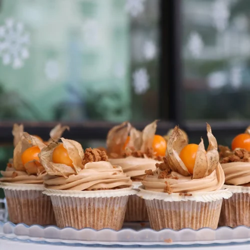 vegan lotus cupcake